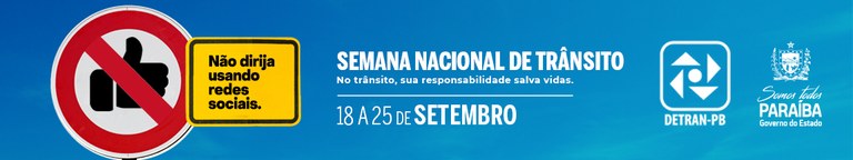 Banner Semana Nacional de Trânsito 2021