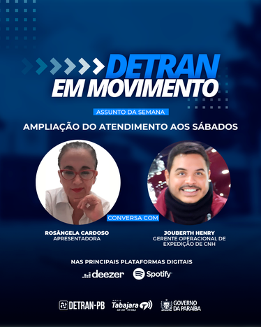 detran em movimento jouberth ampliação do atendimento aos sábados