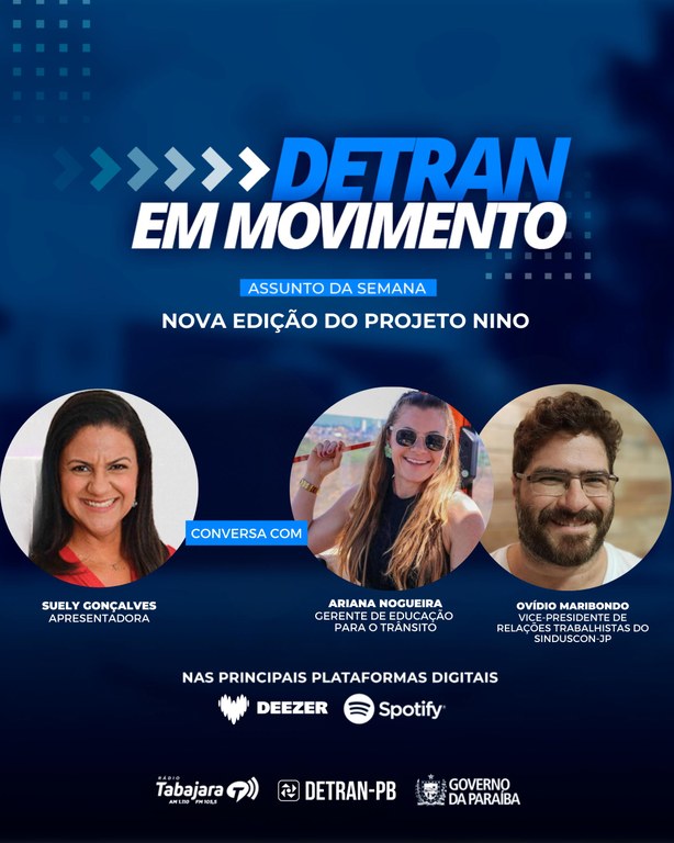 Suely Gonçalves, Ariana Nogueira e Ovídio Maribondo