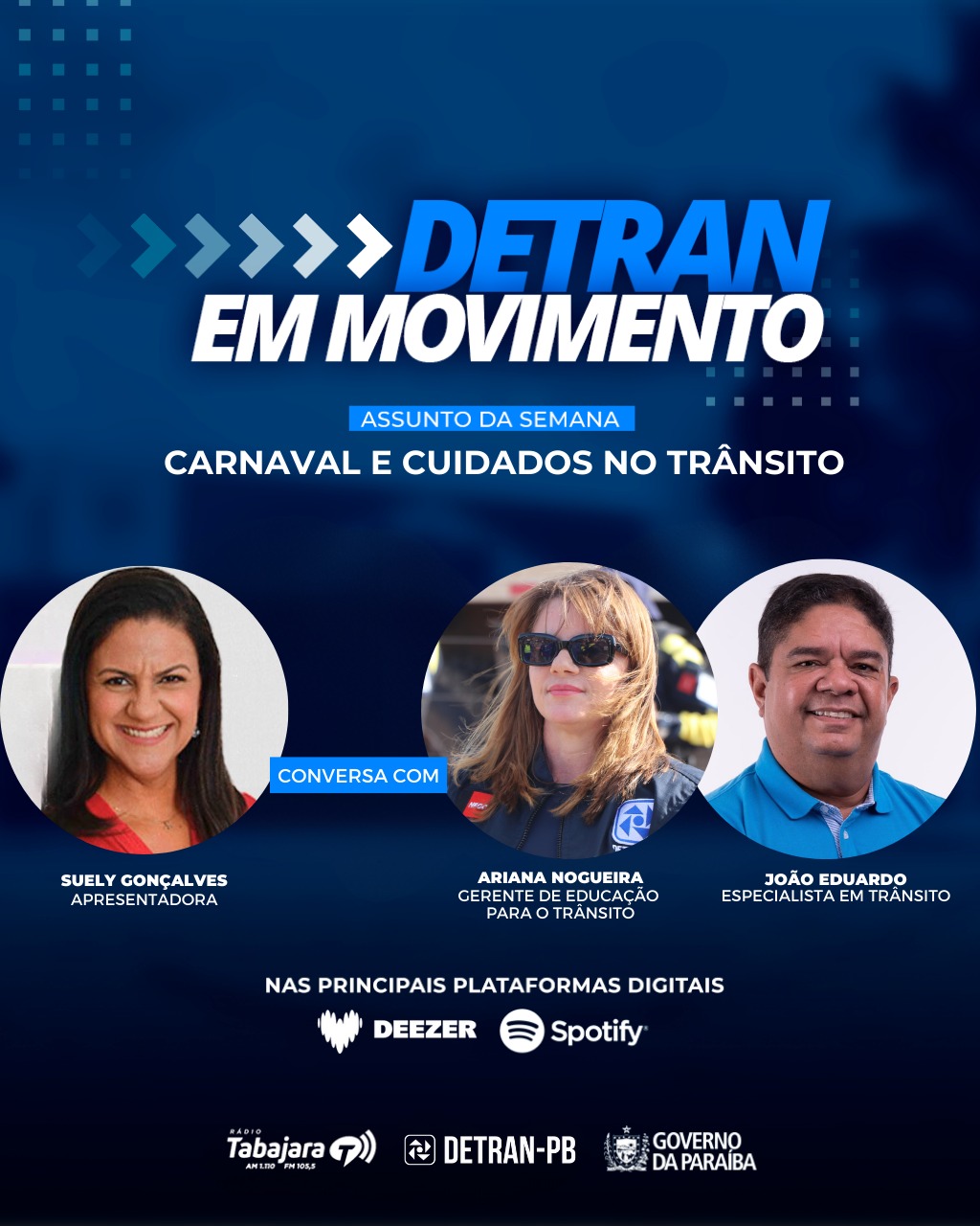 Suely Gonçalves, Ariana Nogueira e João Eduardo