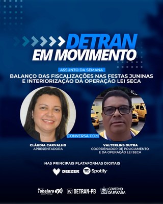 DETRAN EM MOVIMENTO - OPERAÇÃO LEI SECA PERÍODO JUNINO