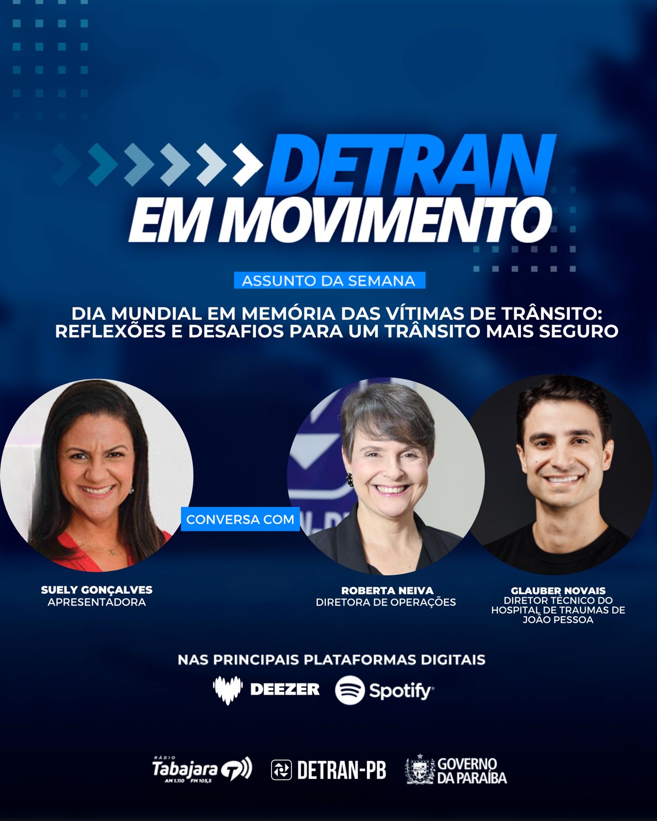 SUELY GONÇALVES, ROBERTA NEIVA E  GLAUBER NOVAIS