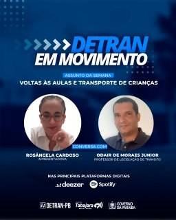 Detran em Movimento destaca os cuidados na volta às aulas e no transporte de crianças em veículos