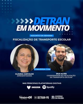 Fiscalização de transporte escolar é destaque no Detran em Movimento