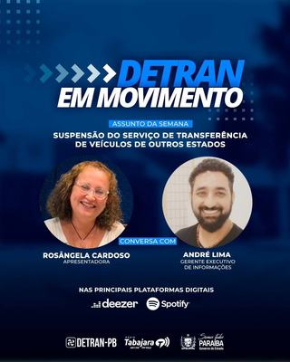 Detran em Movimento destaca a suspensão da transferência de veículos de outros estados em dezembro